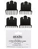 Andis Attachment Comb Snap On 4pcs/bag Fits T Blade attachment