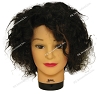 MANIKIN HEAD 100% HUMAN YAKI HAIR<ERICA>BROWN-CAUCASIAN 18