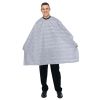 Betty Dain Barber Cloth Striped Nylon Snap Black Ea