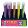 Satin Edge Spa Tools Neon Collection 20 pc. Slant Tip Tweezer Display