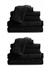 Partex Existentials Black Salon Towels 24ct 